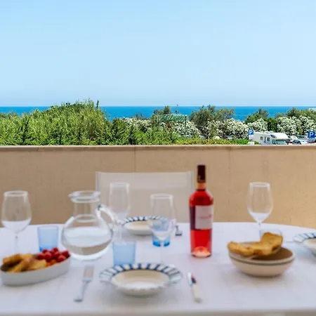 Beachfront With Amazing Sea View Balconies Otrante