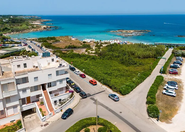 アパート Beachfront With Amazing Sea View Balconies オートラント